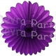 Purple Tissue Paper Fanburst Decoration (12 pcs)